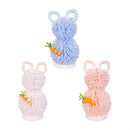 Hop Into Spring Table Decor, Bottle Brush Bunny, 8"H, Asst of 3