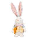 Hop Into Spring Table Decor, Sitting Bunny Plush, 15.75"H, Asst of 2
