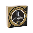 Vegas Golden Knights 2026 Stanley Cup Champions 6"x6" Wood Wall Sign