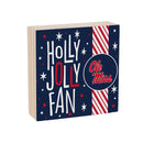 University of Mississippi Block, Holiday, 6x6