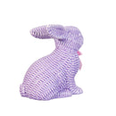 Hop Into Spring Table Decor Ceramic Basketweave Bunny, 5"H, Asst of 2