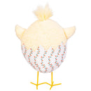 Hillside Pasture Table Decor Fabric Chick in Egg, Asst of 2, 7.8"H