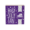 Texas Christian University Block, Holiday, 6x6
