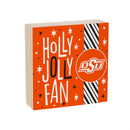 Oklahoma State University Block, Holiday, 6x6
