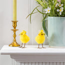 Bunny Blooms Table Decor Chick, 4.25"H, Asst of 2, CDU