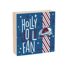 Colorado Avalanche Plock, Holiday, 6x6