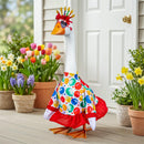 Giddy the Goose 21-inch metal porch statue with Birthday Fashion outfit; goose and outfit included | TD548GS26