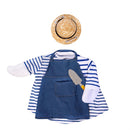 Giddy the Goose 21-inch metal porch statue with Gardener outfit; goose and outfit included | TDBKPGS25