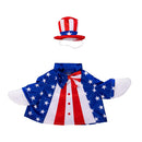 Giddy the Goose 21-inch metal porch statue with Patriotic Suit outfit; goose and outfit included | TDF4GGS25