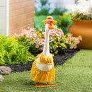 Giddy the Goose 21-inch metal porch statue with Swimwear outfit; goose and outfit included | TDKRYGS25