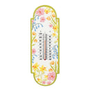 Hillside Pasture Outdoor Thermometer, Flowers, 16", 3 Asst