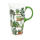What Shed Shed Ceramic Perfect Cup, Plants, 17oz, Gift Box