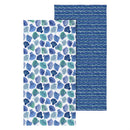 Seaside Retreat Towel Quick Dry Waffle Weave with Matching Carrying Case, 60"x30"