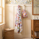 Cottage Garden Towel Quick Dry Waffle Weave with Matching Carrying Case, 60"x30"