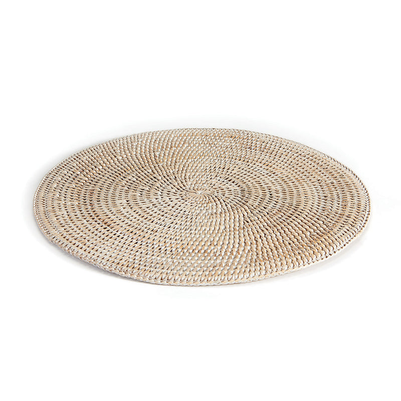 NAPA Home & Garden, BURMA RATTAN ROUND PLACEMAT,TN231WH