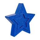 Red, White, & Bloom Figurine, Mini Wood Star, 3 Asst, CDU