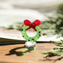 Heartfelt Cheer Token, Glass Wreath, Basket Display