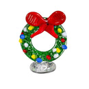 Heartfelt Cheer Token, Glass Wreath, Basket Display