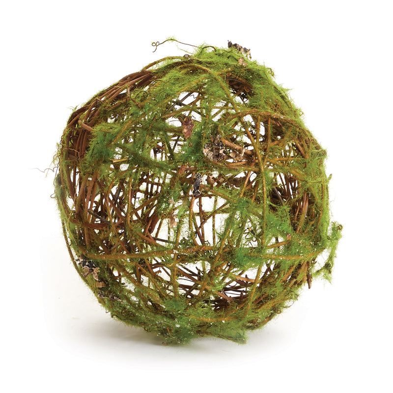 NAPA Home & Garden, MOSSY WRAPPED TWIG ORB 6",TP404