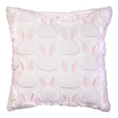 Hop Into Spring Throw Pillow, Bunny Ears, 18"X18"
