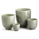 NAPA Home & Garden, PLUMA POTS, SET OF 4,TS123
