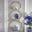 NAPA Home & Garden, HUDSON MIRRORED WALL SHELVES