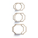 NAPA Home & Garden, HUDSON MIRRORED WALL SHELVES