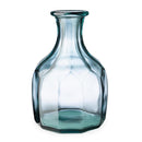 Zeta Geometric Recycled Glass Vase - Clear Clear