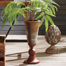 NAPA Home & Garden, WEATHERED METAL TAPERED CONE URN,VY400