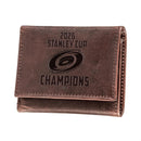 Carolina Hurricanes 2026 Stanley Cup Champions Brown Leather Tri-Fold Wallet