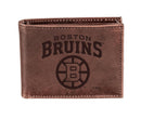 Boston Bruins 2025, Bi-Fold Wallet, Brown, CH, 100% Genuine Leather
