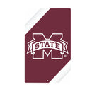 Mississippi State University Logo Sign USA Metal Wall Sign, 7.5" x 11.5"