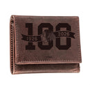 Chicago Blackhawks, 100 Anniversary Wallet, Tri-fold, Brown
