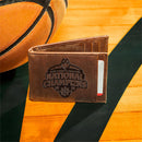 University of Connecticut, Womens NCAA Basketball Champions Front Pocket Wallet, Brown