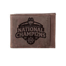 University of Connecticut, Womens NCAA Basketball Champions Front Pocket Wallet, Brown