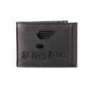 Front Pocket Wallet w/ RFID Blocking, St Louis Blues 2025, Black