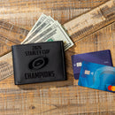 Carolina Hurricanes 2026 Stanley Cup Champions Black Bi-Fold Wallet