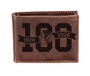 Chicago Blackhawks, 100 Anniversary Wallet, Bi-fold, Brown