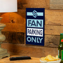 Seattle Kraken Fan Parking USA Metal Wall Sign, 7.5" x 11.5"