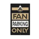 Purdue University Fan Parking USA Metal Wall Sign, 7.5" x 11.5"