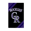 Colorado Rockies Logo Sign USA Metal Wall Sign, 7.5" x 11.5"