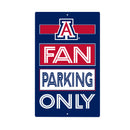 University of Arizona Fan Parking USA Metal Wall Sign, 7.5" x 11.5"