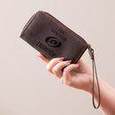 Carolina Hurricanes 2026 Stanley Cup Champions Brown Leather Wristlet Wallet