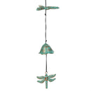 Cottage Garden Outdoor Hanging Decor, Metal Cast Iron Butterfly /Hummingbird/Dragonfly, 3 Asst