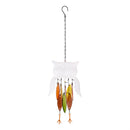 Harvest Blossoms Wind Chime, Metal Owl Wind Chime, Asst of 2
