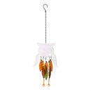 Harvest Blossoms Wind Chime, Metal Owl Wind Chime, Asst of 2