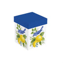 Seaside Retreat Songbird Citrus Stemless Glass Wine, 17oz, Gift Box