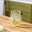VivaStyle Veranda Garden Wine Glass Stemless, 17oz, Gift box