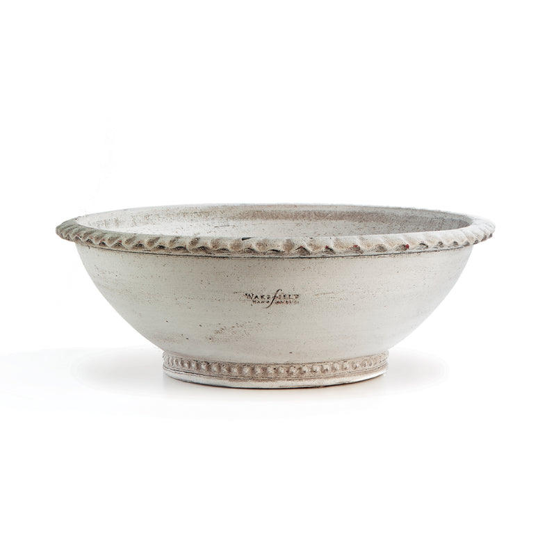 NAPA Home & Garden, WAKEFIELD HANDMADE MANCHETTE LOW BOWL