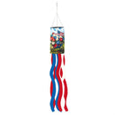 Archive Patriotic Floral Wheelbarrow Windsock